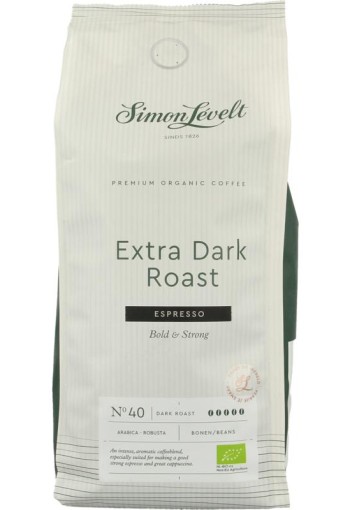 Simon Levelt Cafe N40 espresso extra dark roast bio (500 Gram)