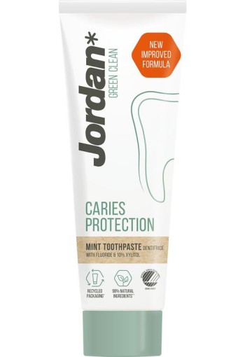 Jordan Clean tandpasta caries protection (75 Milliliter)