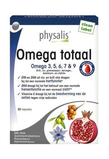 Physalis Omega totaal (30 Capsules)