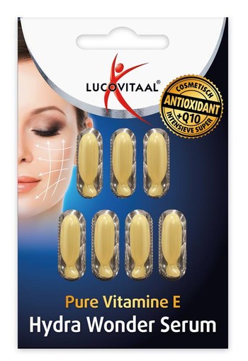 Lucovitaal Vitamine E hydra wonder serum (7 Capsules)