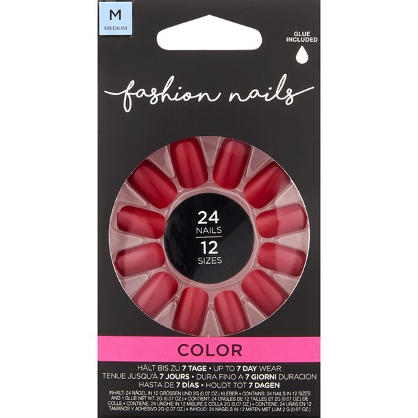 Fashion Nails Color Nails Red