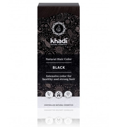 Khadi Haarkleur black (100 Gram)