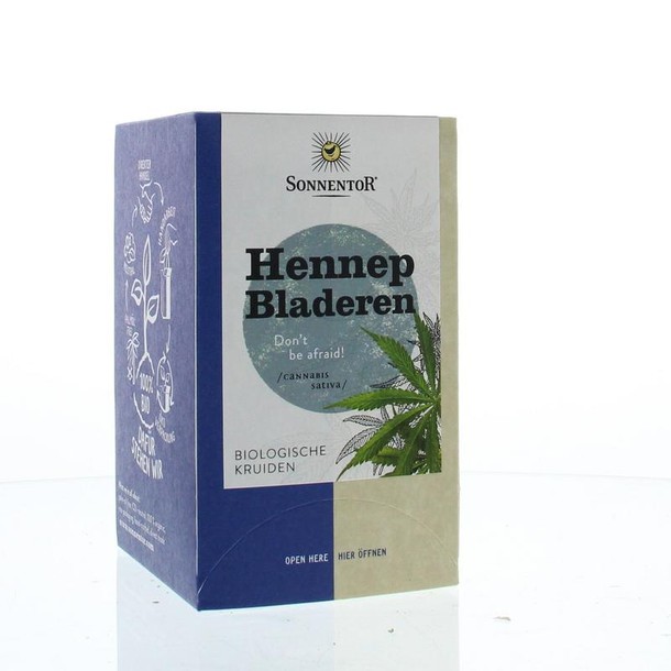 Sonnentor Hennepblad thee bio (18 Zakjes)
