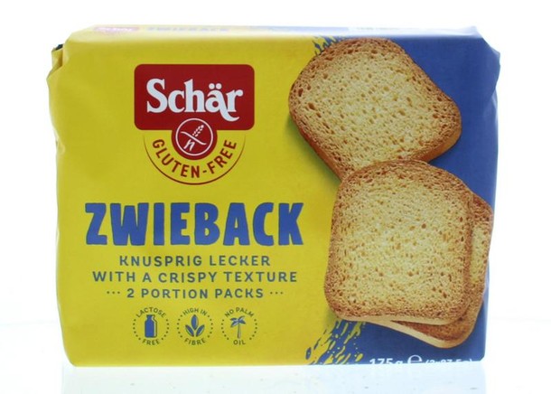 Dr Schar Zwieback (beschuitbrood) (175 Gram)