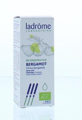 Ladrome Bergamote olie bio (10 Milliliter)