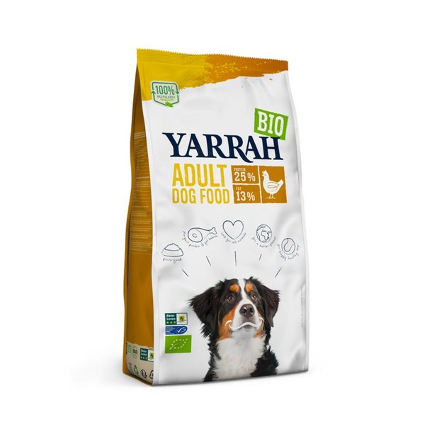 Yarrah Adult hondenvoer met kip bio MSC (2000 Gram)