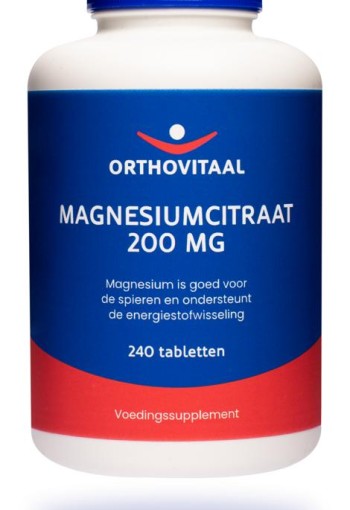 Orthovitaal Magnesium citraat 200mg (240 Tabletten)