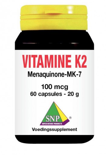 SNP Vitamine K2 mena Q7 100mcg (60 Capsules)