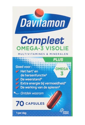 Davitamon Compleet Omega 3 Visolie 70 Capsules