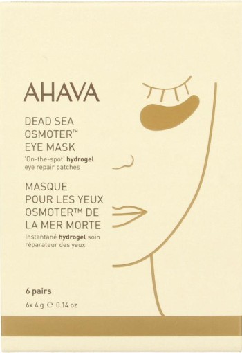 Ahava Osmoter eye mask (6 Stuks)