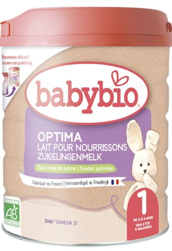 Babybio Optima 1 zuiglingenmelk 0-6 maanden bio (800 Gram)