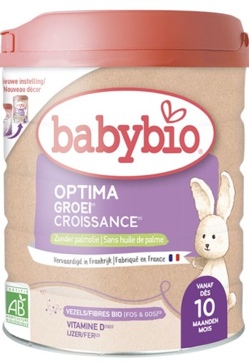 Babybio Optima 3 biologische peutermelk vanaf 10 maanden (800 Gram)