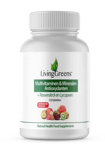 Livinggreens Multi vitaminen & mineralen antioxidant (120 Tabletten)