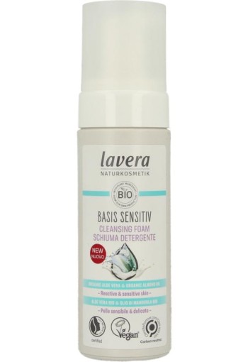 Lavera Basis sensitiv cleansing foam EN-IT (150 Milliliter)