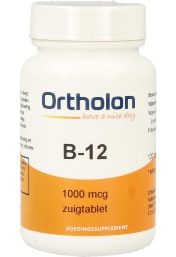 Ortholon Vitamine B12 1000mcg (120 Zuigtabletten)
