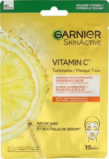Garnier SkinActive vitamine C sheet mask (28 Gram)