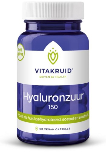 Vitakruid Hyaluronzuur 150 met Vitamine C (60 Vegetarische capsules)