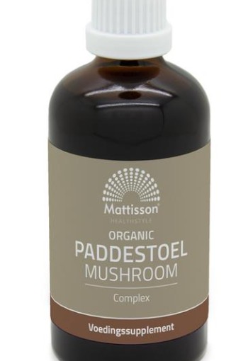 Mattisson Organic paddestoel mushroom complex tinctuur bio (100 Milliliter)