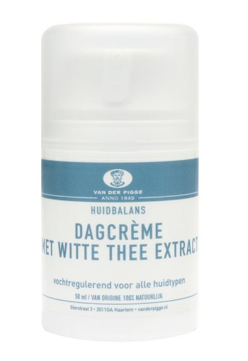 Van der Pigge Huidbalans dagcreme witte thee extract (50 Milliliter)