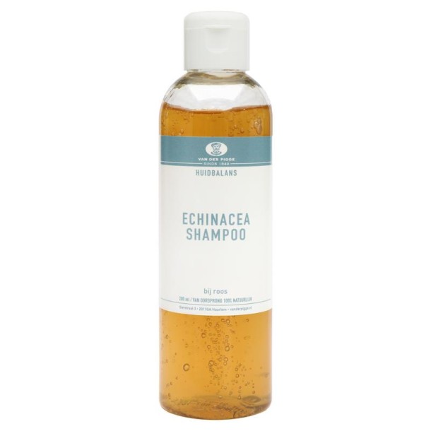 Van der Pigge Huidbalans shampoo echinacea anti roos (200 Milliliter)