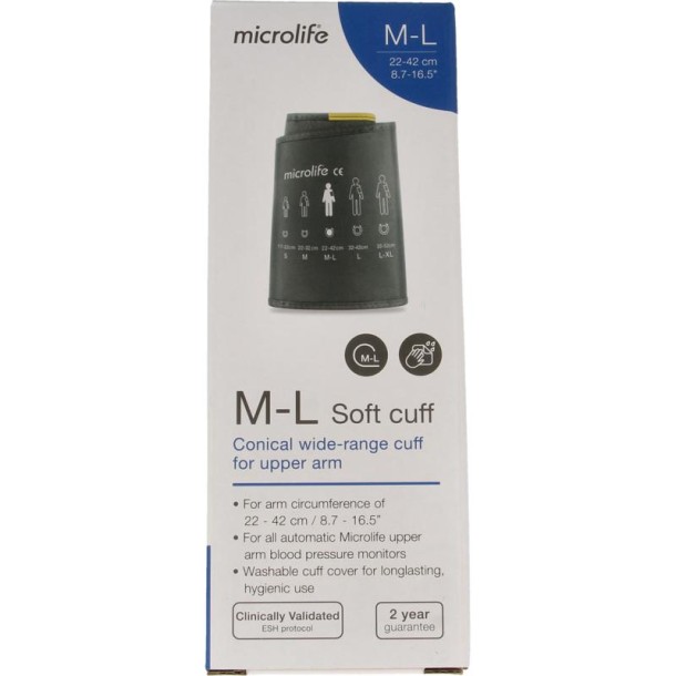 Microlife Manchet 22-42 bovenarm M/L (1 Stuks)