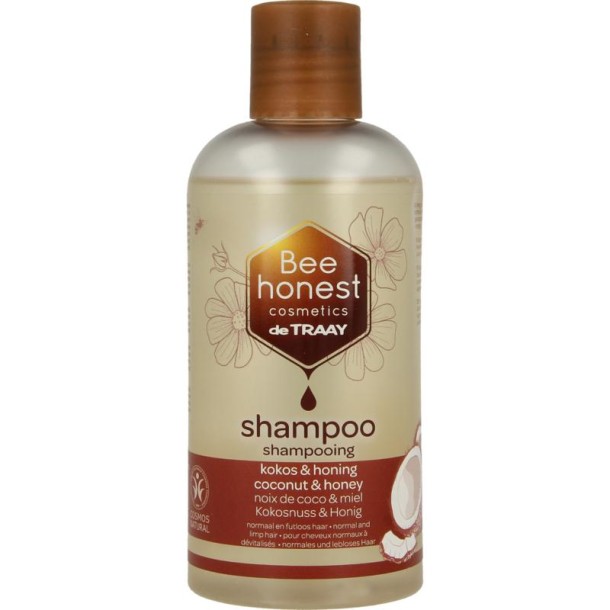 Traay Bee Honest Shampoo kokos & honing (250 Milliliter)