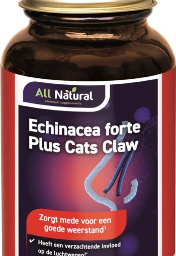 All Natural Echinacea forte plus cats claw (120 Capsules)