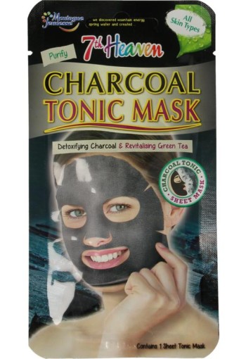 Montagne 7th Heaven face mask charcoal tonic (1 Stuks)