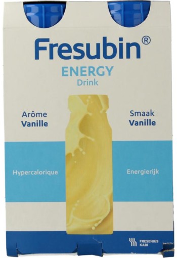 Fresubin Energy drink vanille 200ml (4 Stuks)