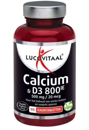Lucovitaal Calcium 500mg + D3 20mcg (90 Kauwtabletten) Leverbaar vanaf half febr 2024. RESERVEER NU!