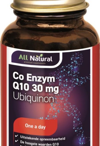 All Natural Q10 co enzym 30mg (60 Capsules)