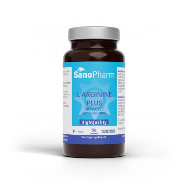 Sanopharm L Arginine plus high quality (60 Capsules)
