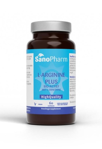 Sanopharm L Arginine plus high quality (60 Capsules)
