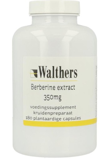Walthers Berberine HCI extract 350 mg (180 Vegetarische capsules)