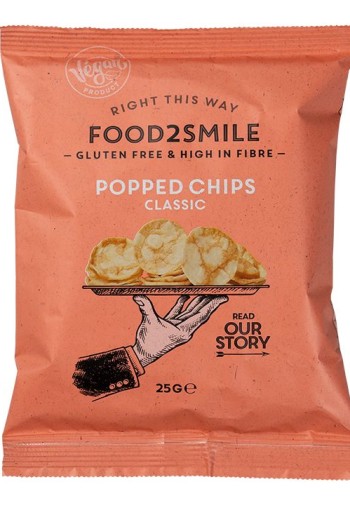 Food2Smile Popped chips classic (25 Gram)