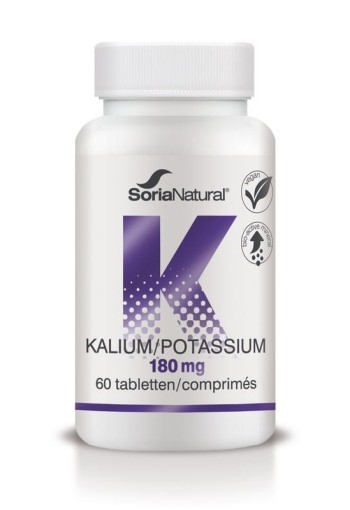Soria Natural Kalium potassium 180mg (60 Tabletten)