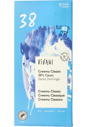 Vivani Chocolade vegan creemy classic 38% bio (80 Gram)