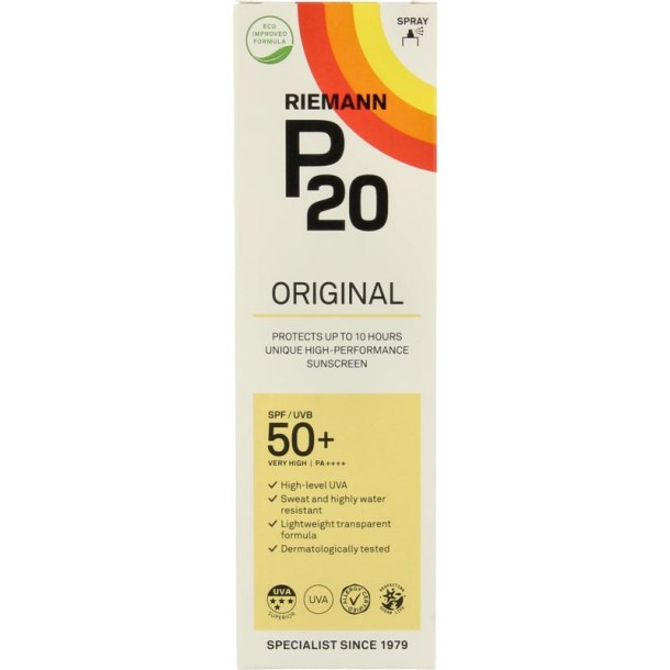 P20 Original spray SPF50+ (85 Milliliter)