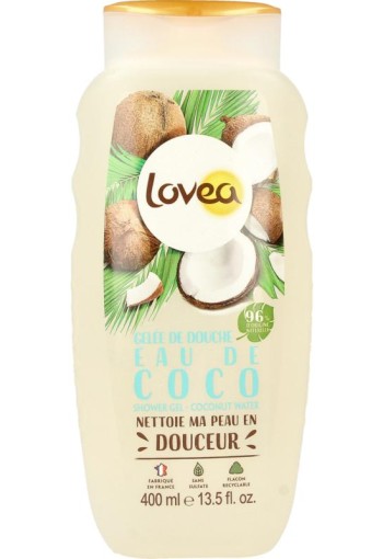 Lovea Shower gel coconut water (400 Milliliter)