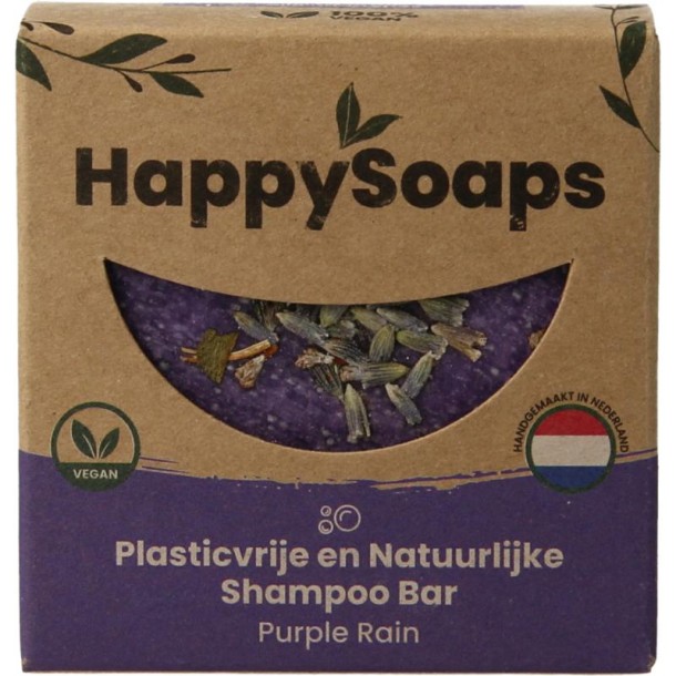 Happysoaps Shampoobar purple rain (70 Gram)