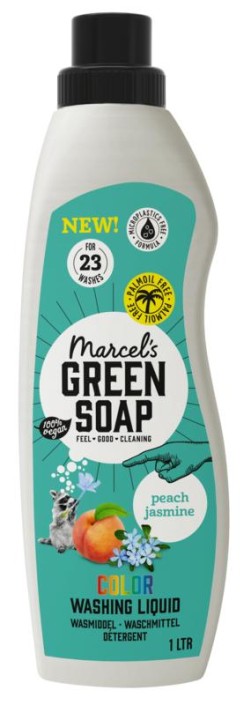 Marcel's GR Soap Wasmiddel kleur perzik & jasmijn (1 Liter)