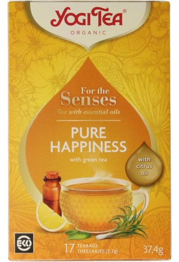 Yogi Tea Tea for the senses pure happiness (17 Zakjes)
