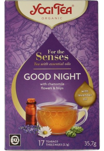 Yogi Tea Tea for the senses good night bio (17 Zakjes)