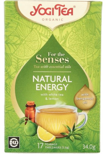 Yogi Tea For the sence natural energy bio (17 Zakjes)