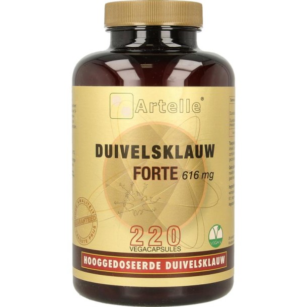 Artelle Duivelsklauw forte 616mg (220 Vegetarische capsules)