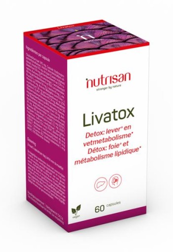 Nutrisan Livatox (60 Vegetarische capsules)