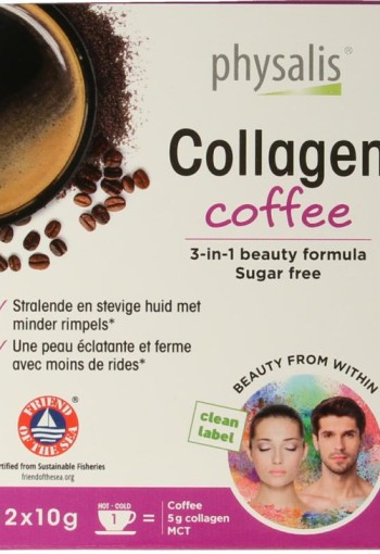 Physalis Collagen coffee fos 10 gram (12 Stuks)