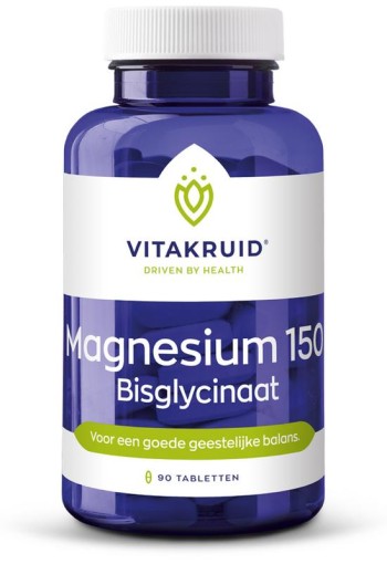 Vitakruid Magnesium 150 bisglycinaat 90 Tabletten