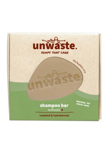 Unwaste Shampoo bar koffieolie (1 Stuks)