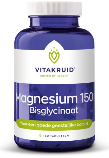 Vitakruid Magnesium 150 bisglycinaat (180 Tabletten)